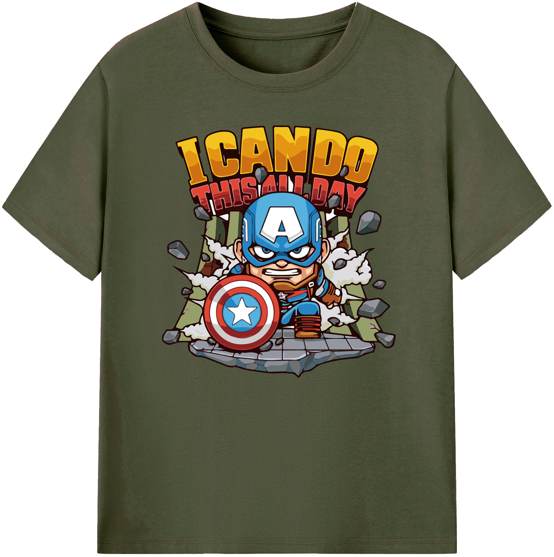 （画像用） アベンジャーズ The Avengers 綿100％ メンズ半袖Tシャツ｜肌触りやわらか＆通気性